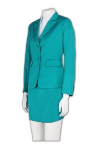 BSW245 tailor made team group suits business dress skirt office working suits dressing ol ladies' suirts blazer tailor made purchase online supplier hk company   female executive suits